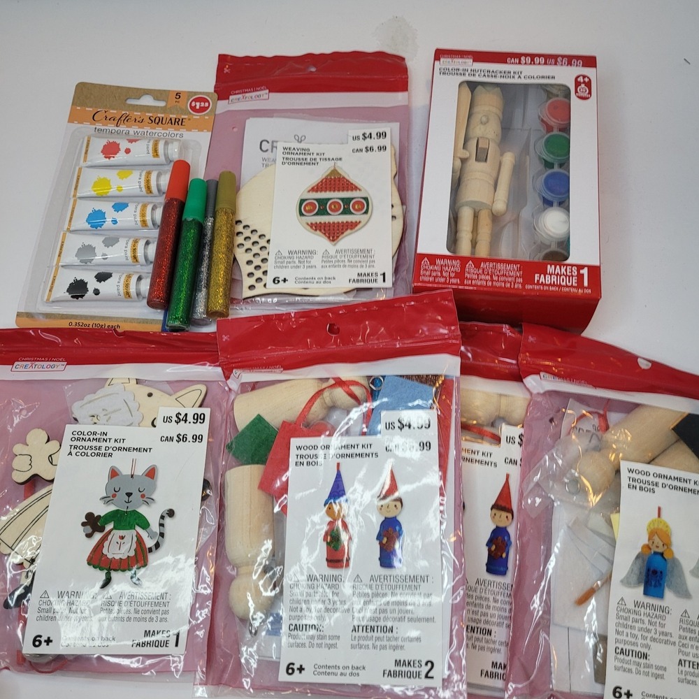 Creatology  - Mixed Lot Of Christmas Goodies. 6 Kits,  All‎ NIB. Ages 6+